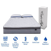 Somnuzโข Comfort Night 12 Inch Water Repellent Teflon Fabric Latex Individual Pocketed Spring Mattress Singapore